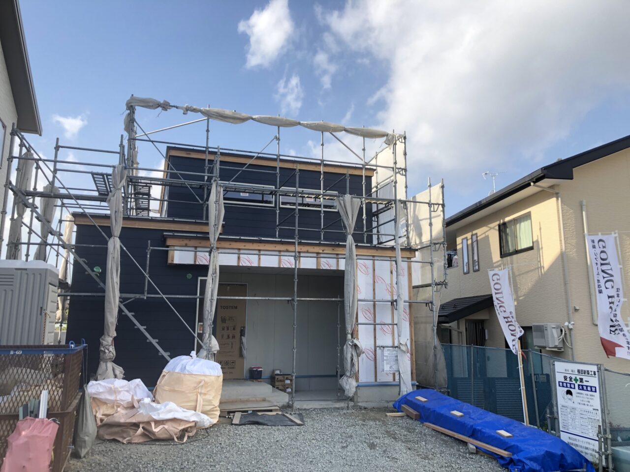 新築現場　進捗