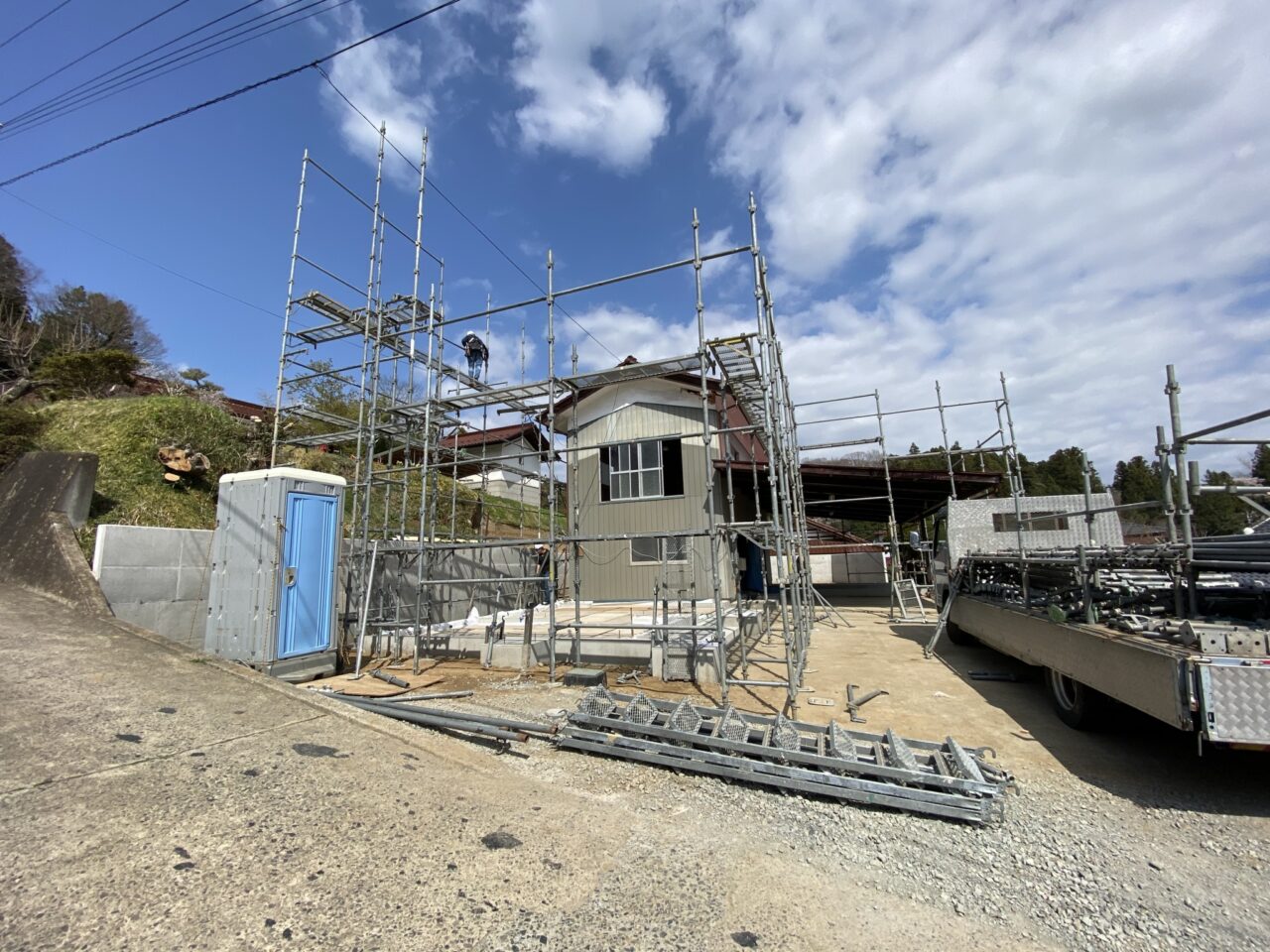 足場工事