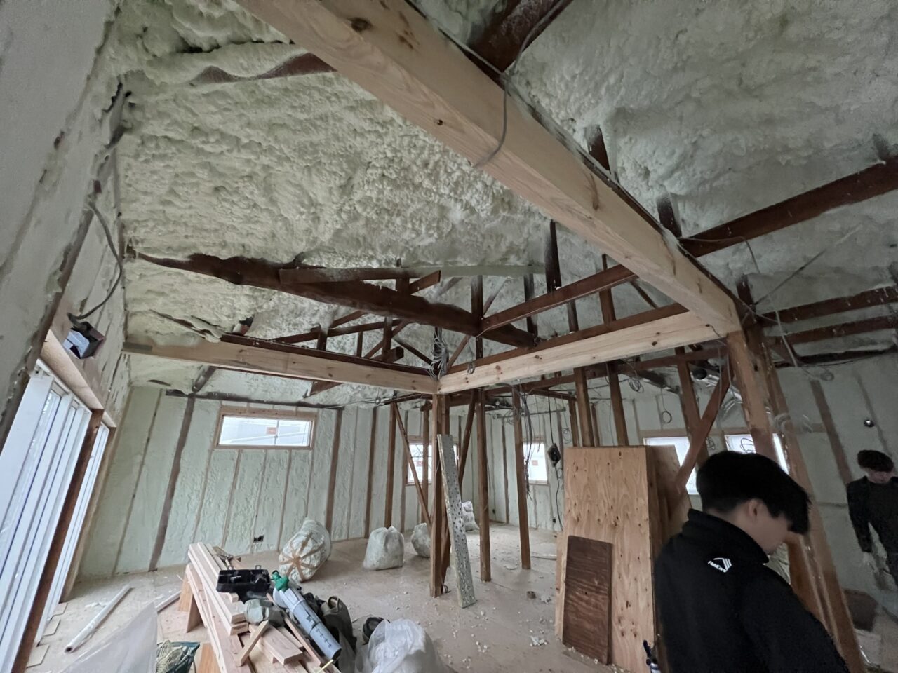 続編　リノベ現場★吹付断熱