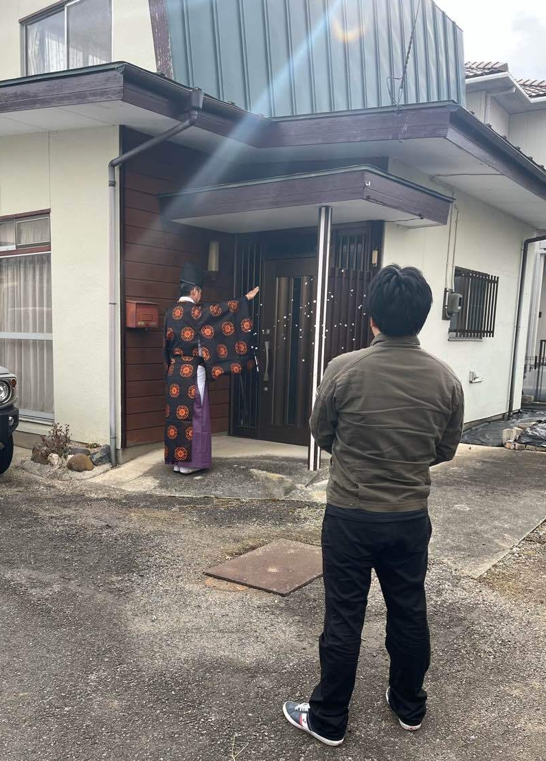 解体前清祓い式