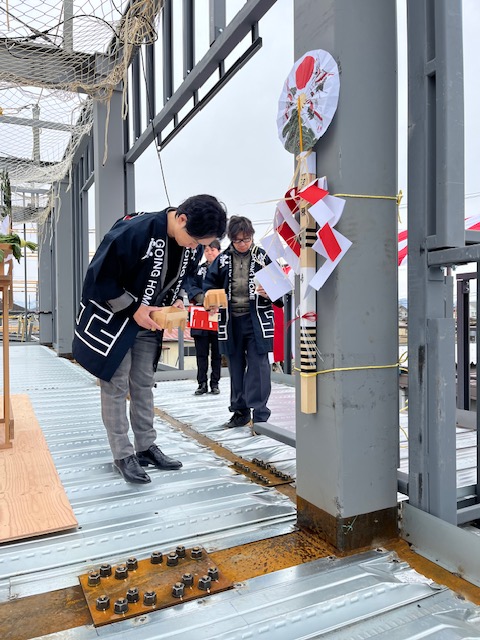 上棟式と地鎮祭☆