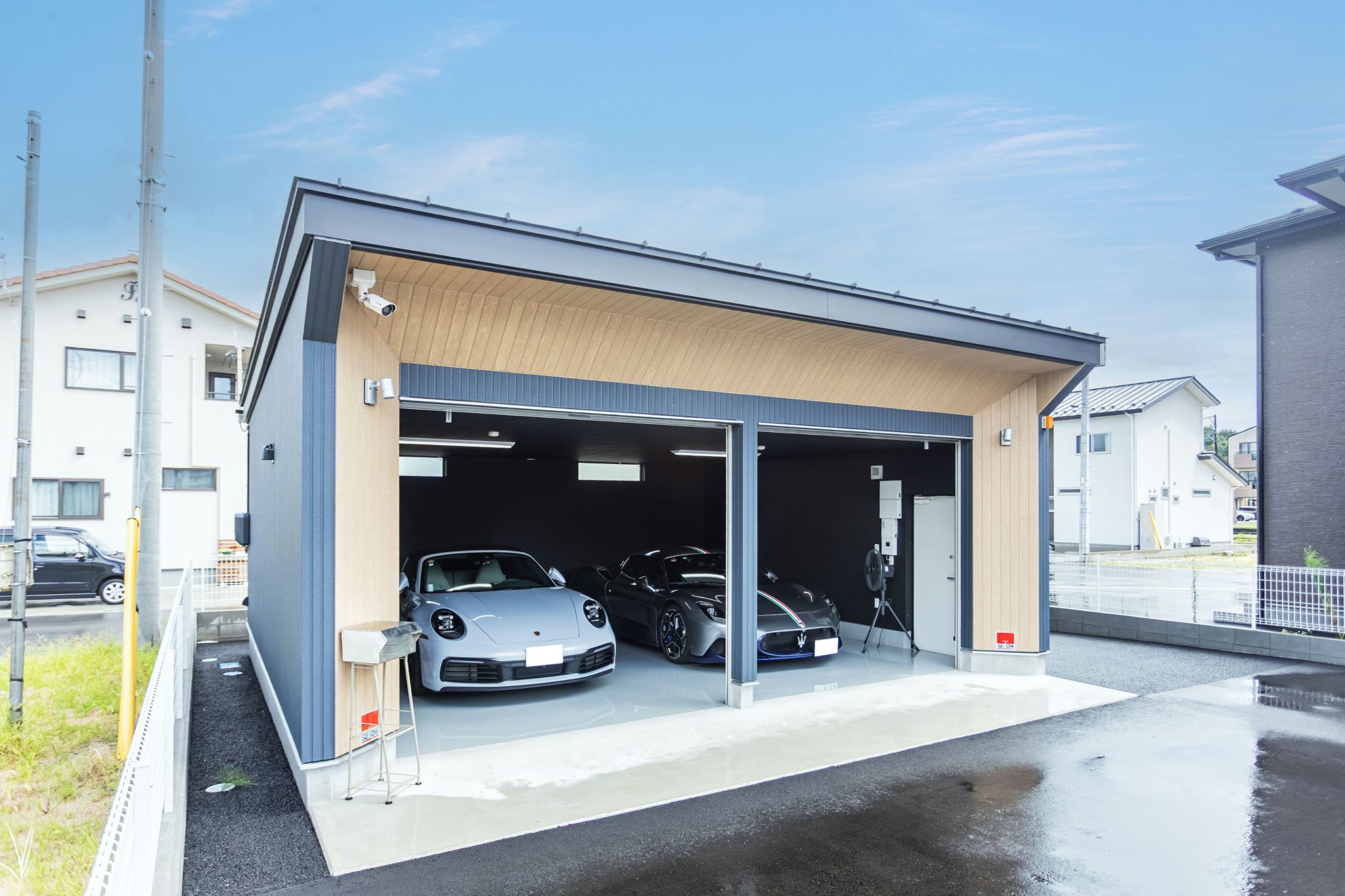 西郷村 T様 ガレージ新築工事