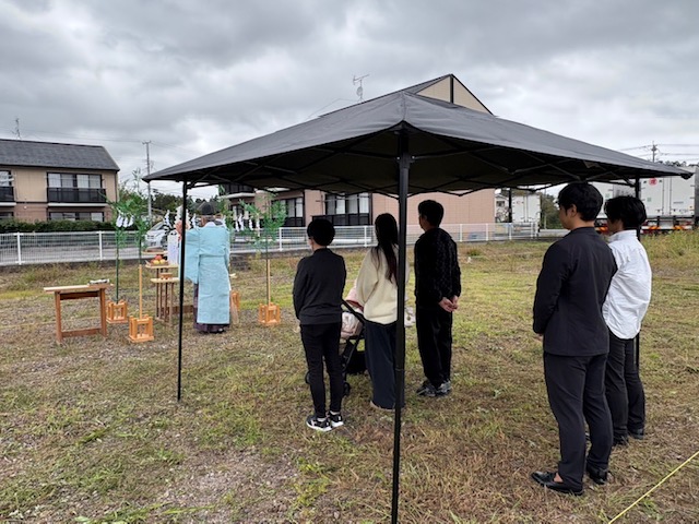 地鎮祭と現場☆