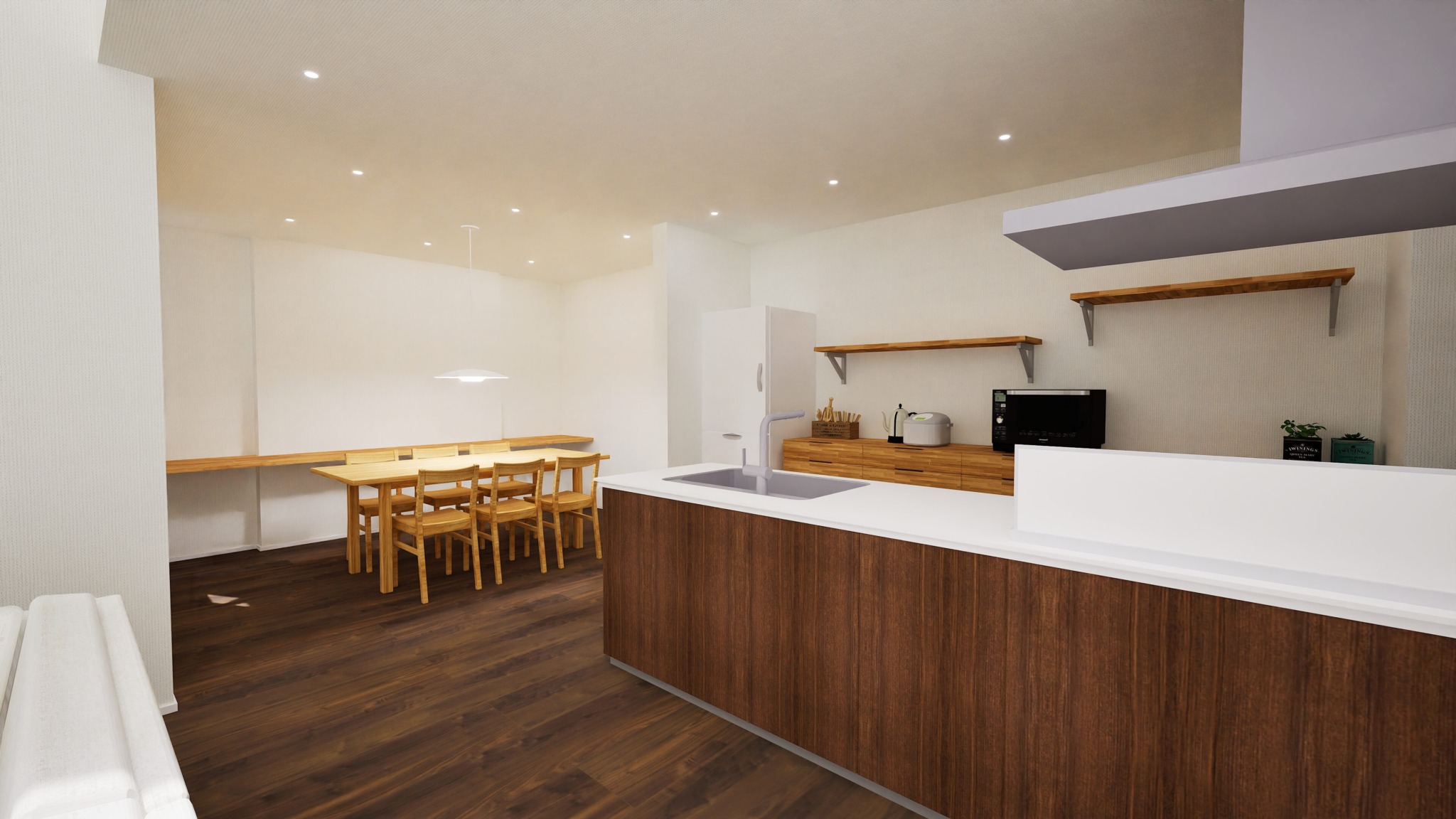 広々としたキッチン＆ダイニング